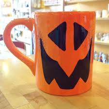 Ceramic halloween glazed mug
